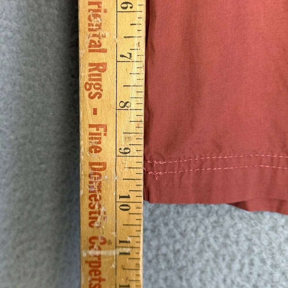 NEW Columbia Shorts Mens 40X10 Rust Orange Modern Classic Khaki Chino Flat Front
